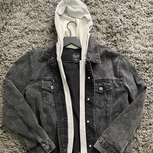 Hooded Denim Jacket